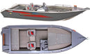 Lancha Fluvimar APACHE 17 + MOTOR DE POPA 60HP FETL YAMAHA E ACESSÓRIOS